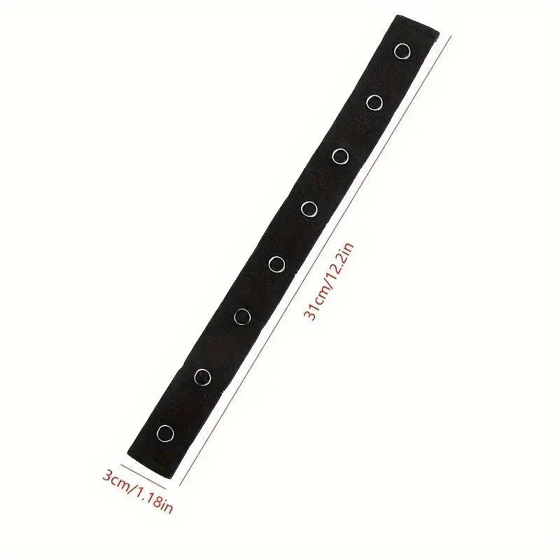 Waist Elastic Band, Adjustable Waist Extender Buckle, Polyester Waist Belt