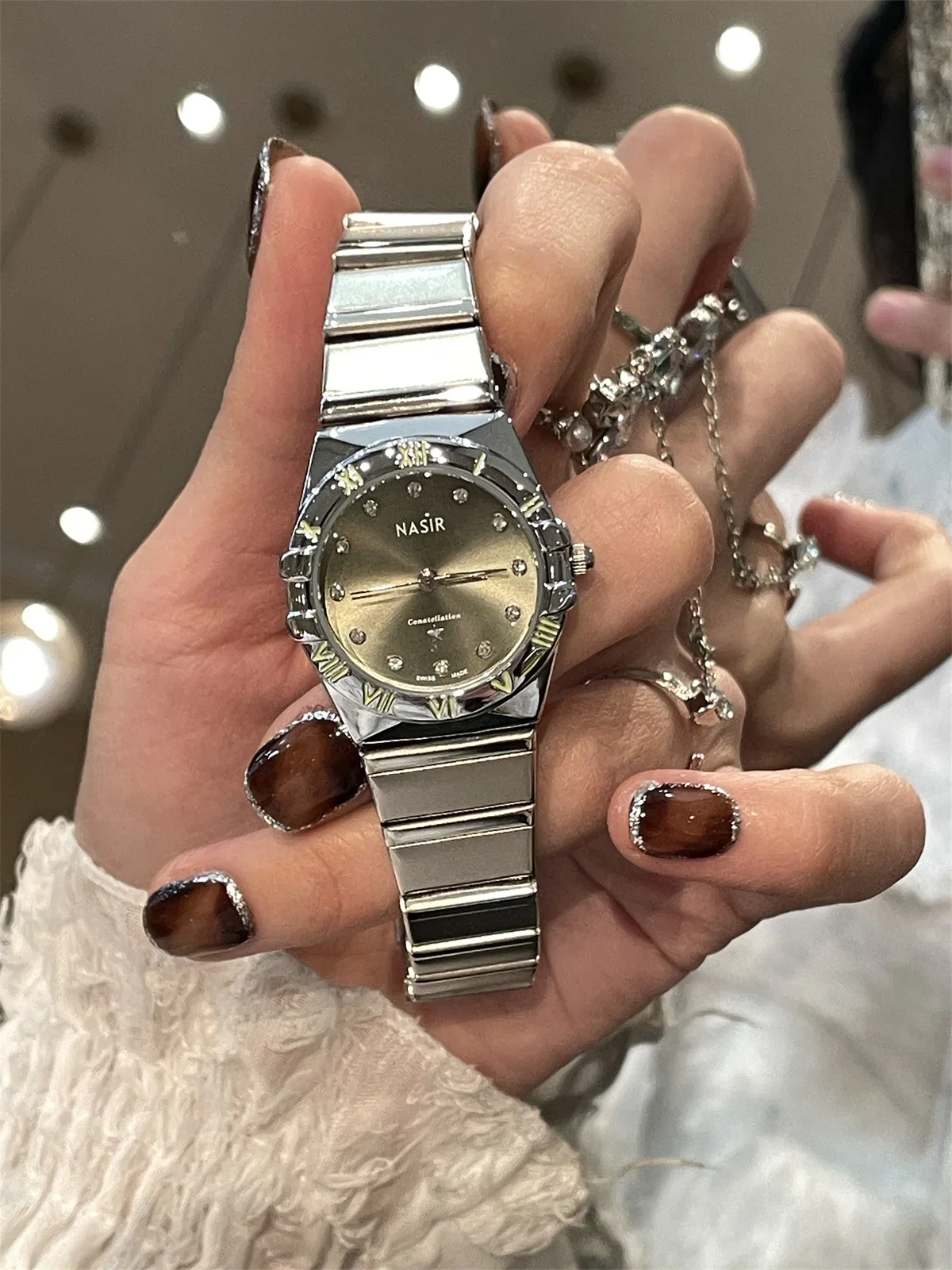 Niche light luxury watch women's mechanical women's small and exquisite brand genuine women's watch