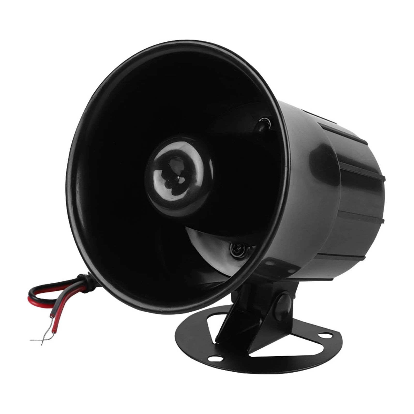 110dB DC 12V Wire Loud Horn Alarm Siren Speaker High Decibel Burglar Alarm System for Outdoor Home Yard Property Security Alarm