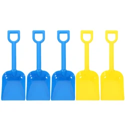 Sand Beach Toys Kids Plastic Digging Set Spade Sandbox Scoop Outdoor Summer Play Dig Bucket Snow Shovels Toys(Random Color)