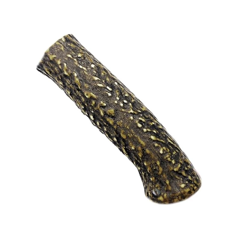 

652F Polished Resin Sambar Stag Antler Horn Handle for Customs Cutter and Swords Making Cutter Handle Patches Accessories