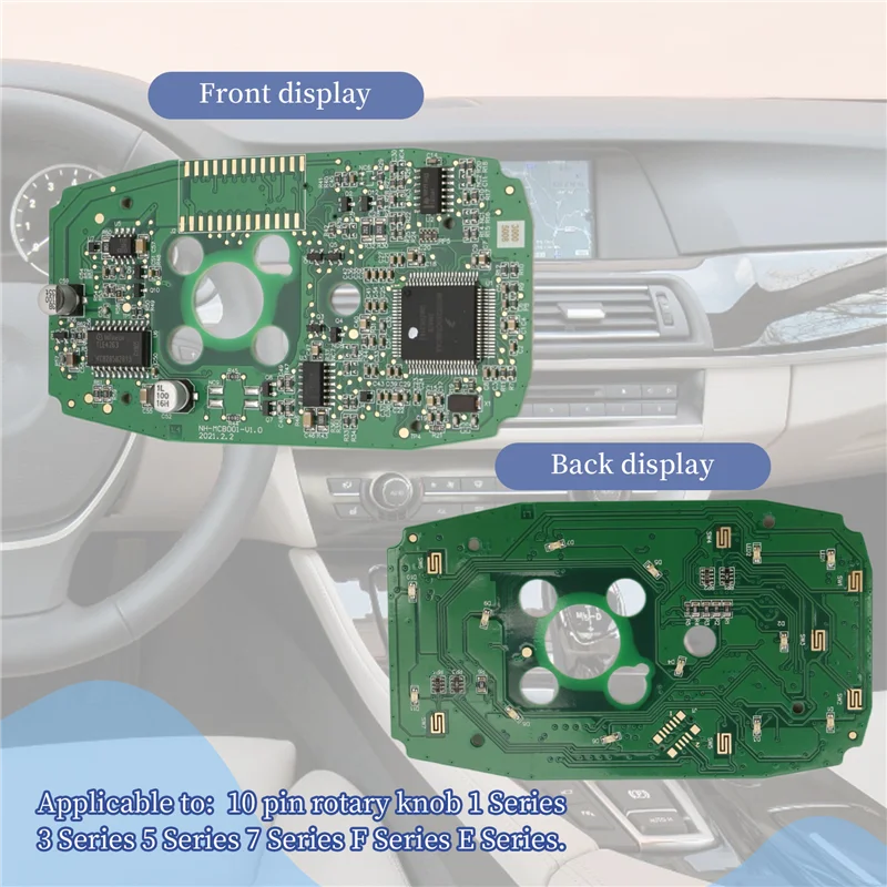10 ピン車 Idrive マルチメディア CIC コントローラノブ PCB 回路基板修理キット BMW F シリーズ F01 F02 F10 F18