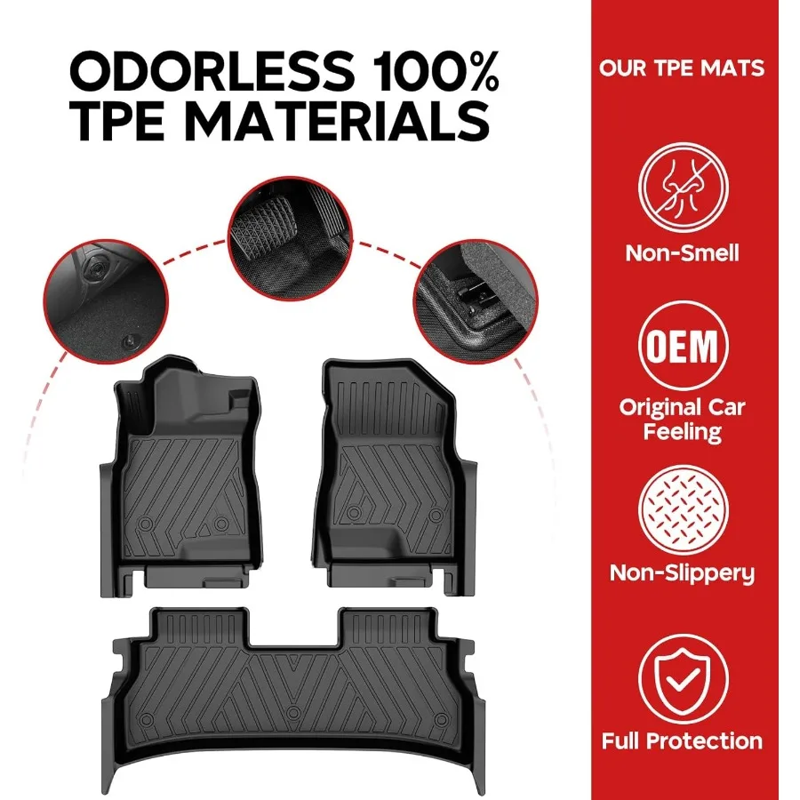 2025 سجادات أرضية إنفيستا متوافقة مع 2024 2025 Envista جميع الأحوال الجوية ومجموعة أرضية وبطانة البضائع حماية لجميع المواسم