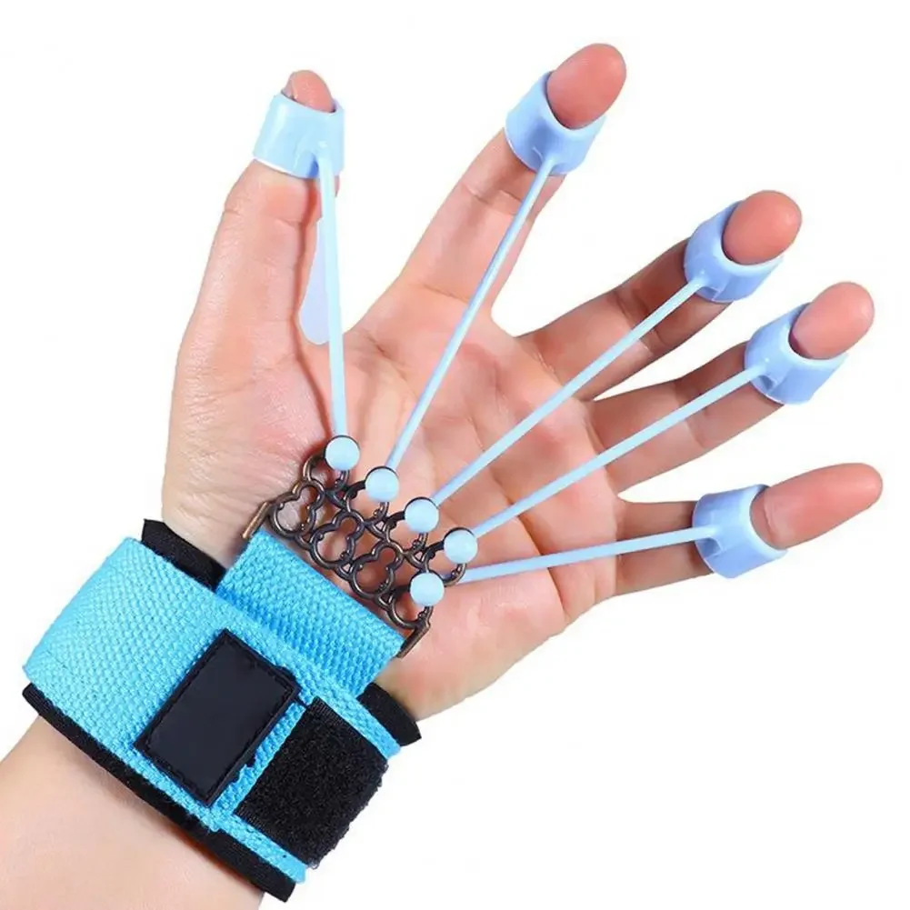 10/20/40/60/75LB Finger Gripper Silicone Solid Color Finger Strengthener High Elasticity Flexible Anti-break Finger Exerciser