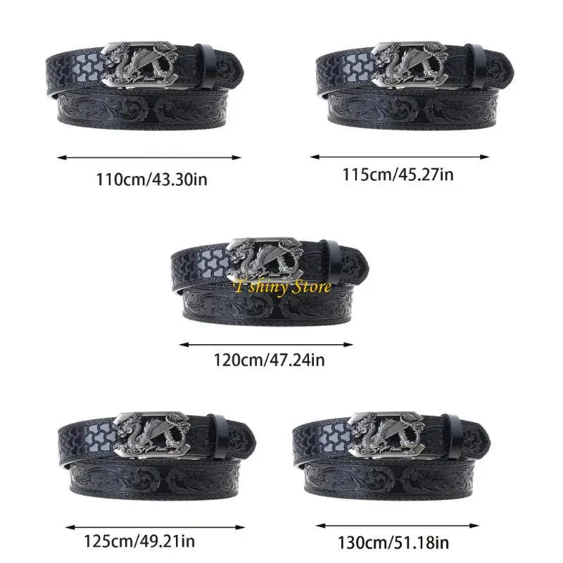 N58f حزام جلدي للرجال القابل للتعديل