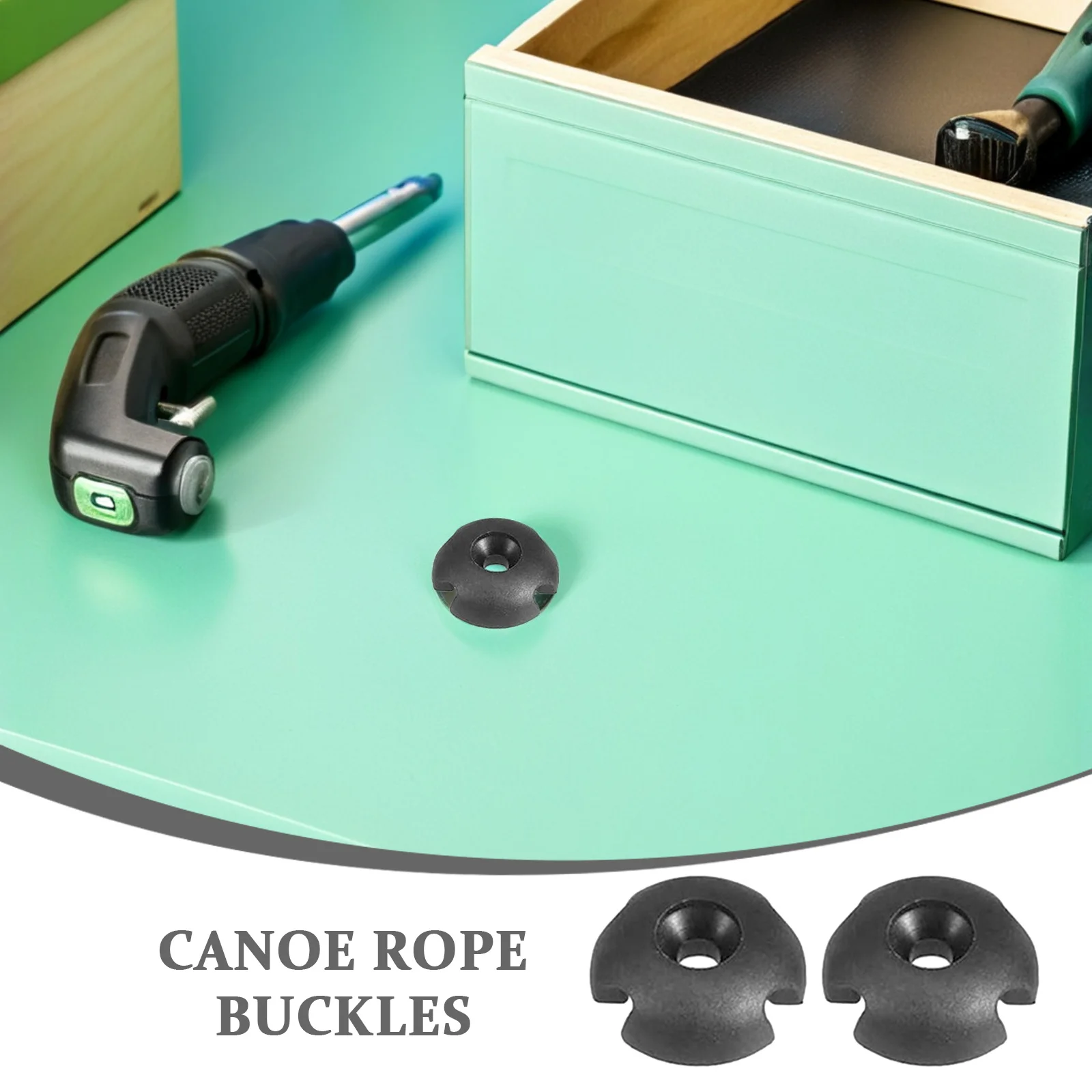 

8Sets Plastic Kayak Line Guide Round Slotted Deck Fitting for Canoe Rigging Accessories Weather Resistant Marine Use