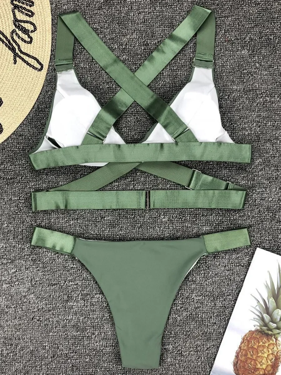 Sexy Brazilian Velvet Bikini 2025 Women Swimsuit Female Swimwear Two Pieces Bikini set Adjust Bandage Bather Bathing Suit Swim