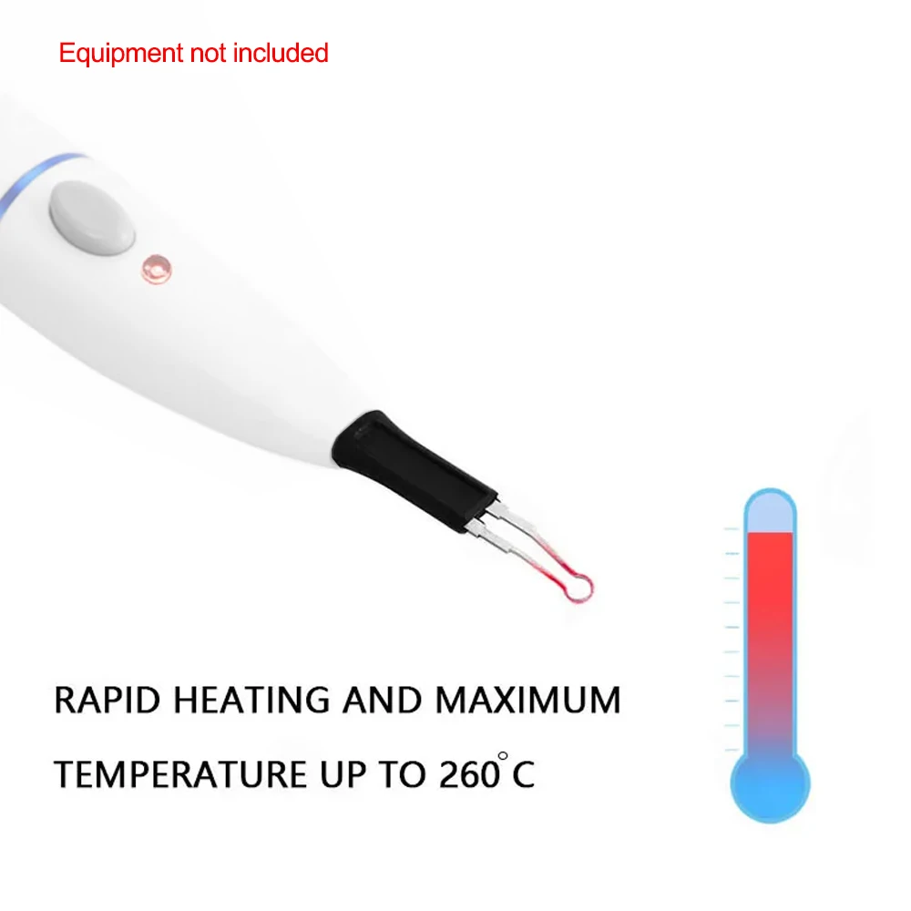 4 قطعة/صندوق الأسنان ساخنة جوتا القاطع نصائح الفوهات تبييض الأسنان ل جوتا بيرشا نقطة التدفئة الأسنان اللثة معدات طب الأسنان