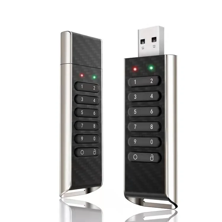 

Hot Selling New Coded Lock Keypad USB Flash Drive 32GB/64GB