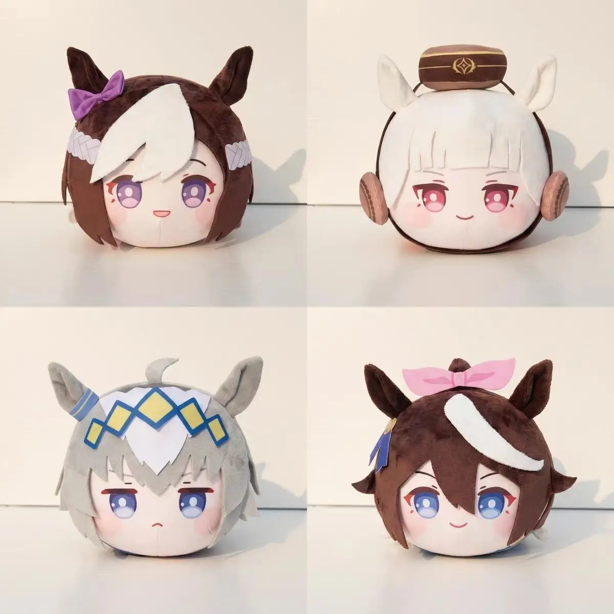 

Anime Umamusume: Pretty Derby Gold Ship Oguri Cap Tokai Teio Special Week Cartoon Figure Idol Soft Plushies Pillows Xmas Gift