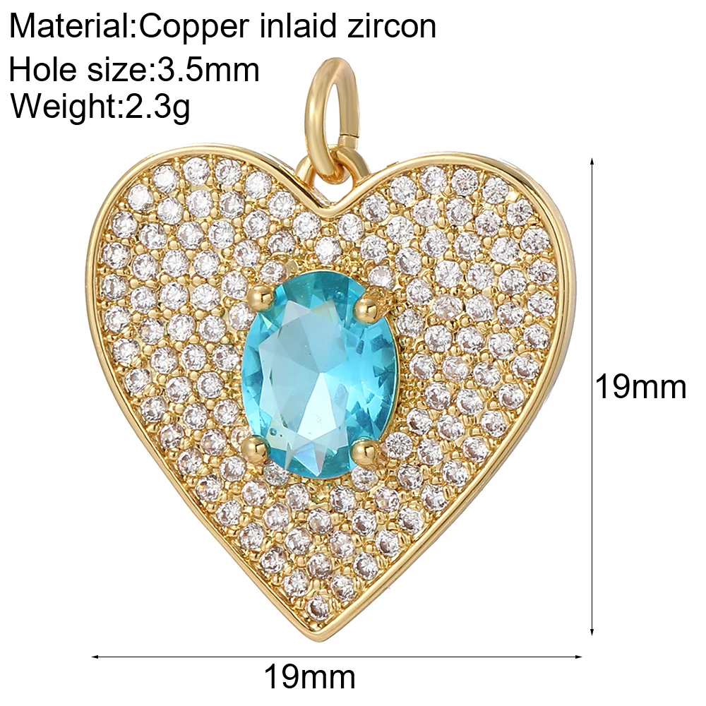 Cute Blue Zircon Charm Dijes Diy Earrings Designer Bracelet Necklace Pendant Jewelry Making Butterfly Resin Charm Talisman