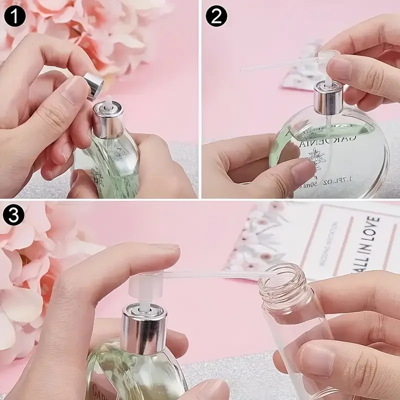 مجموعة مكملات العطور 20/40 قطعة: قمع بلاستيكي، ماصة، قطارة وحقنة مثالية للسفر ومستحضرات التجميل التي يمكنك صنعها بنفسك #3