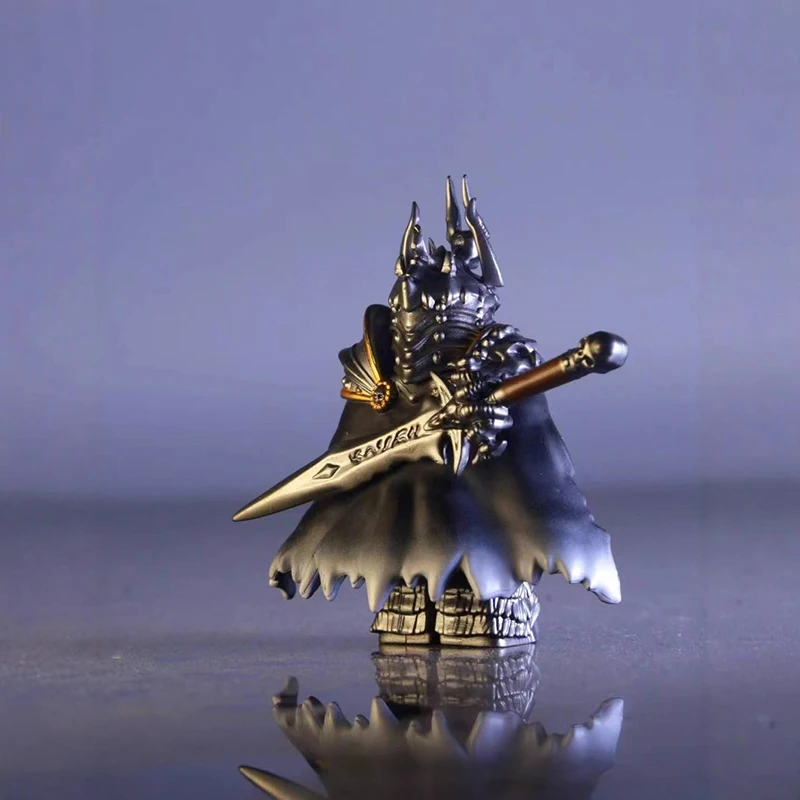 WC3 Arthas Lich King bloques de construcción MOC estropajo comando del ejército héroe no muertos modelo delicado ladrillos juguetes compatibles con LEGO
