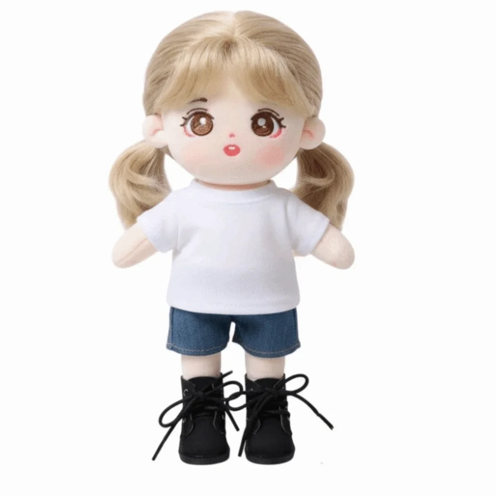 1 paar Fantasiespel Bjd Pop Schoen Zwart Bruin Leuke Outfit Pop Lederen Schoenen Laarzen Handgemaakte PU Poppen Uniform Schoenen voor Penny