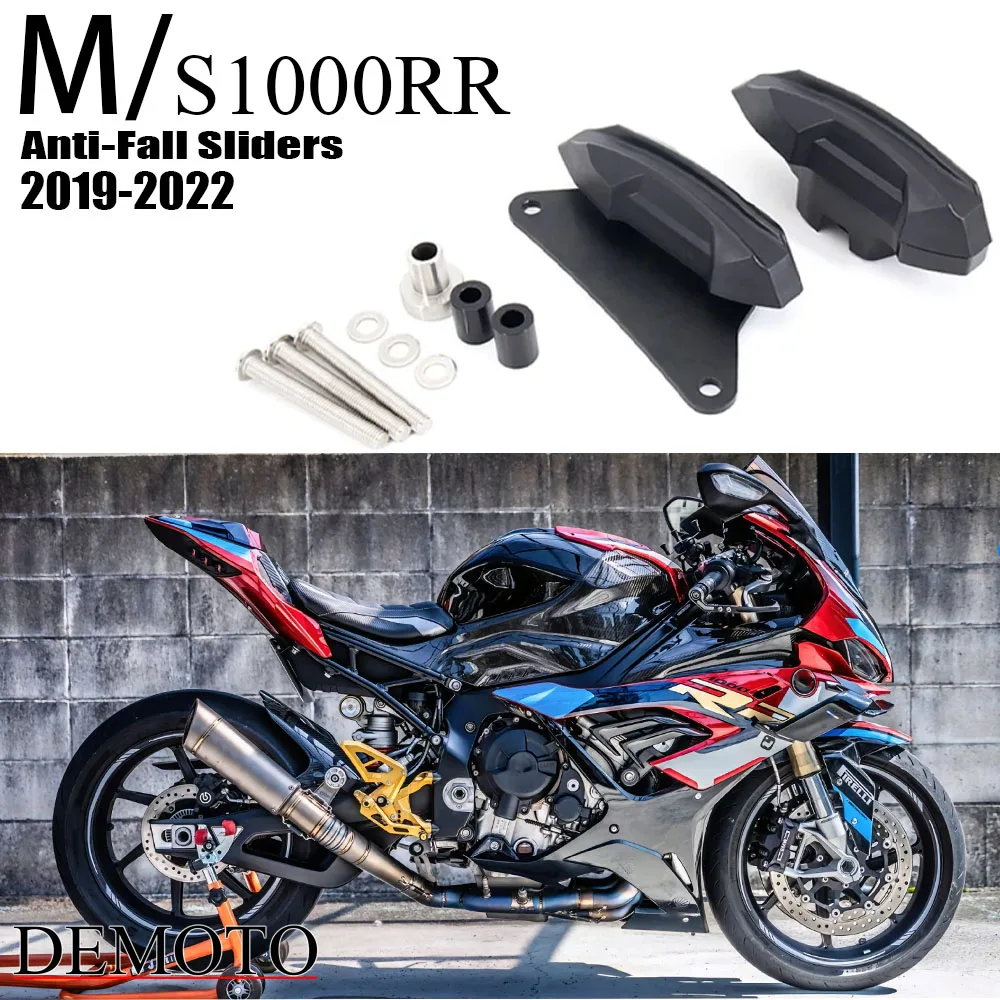 For BMW S1000RR M1000RR S M 1000 RR 2019 2020 2021 2022 Motorcycle Frame Anti-Fall Sliders Pad Falling Protection Pads Set