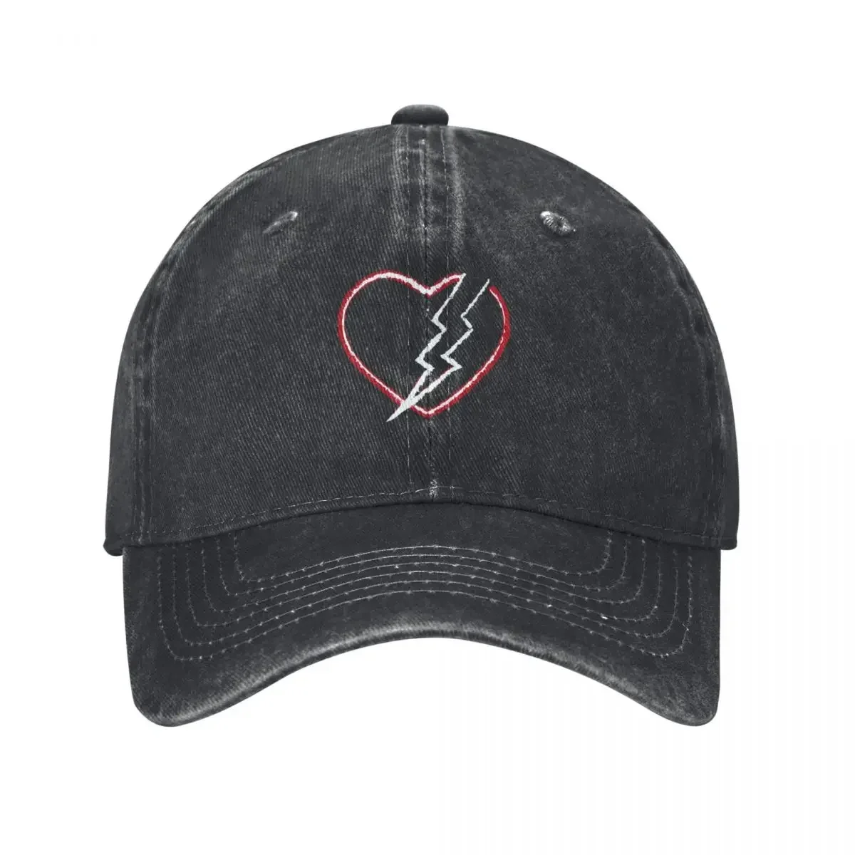 Love and Thunder Heart with Lightning Thunder Baseball Cap Dropshipping Hat Beach Bobble Hat Female Men's