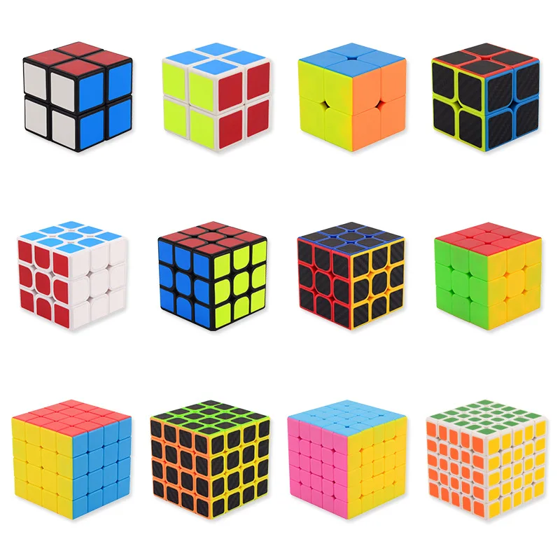 Hot Saling Classic Magic Cube ABS Plastic Toys Children Early Educational Puzzle Game Smooth Speed Cube for Kids Brain Training