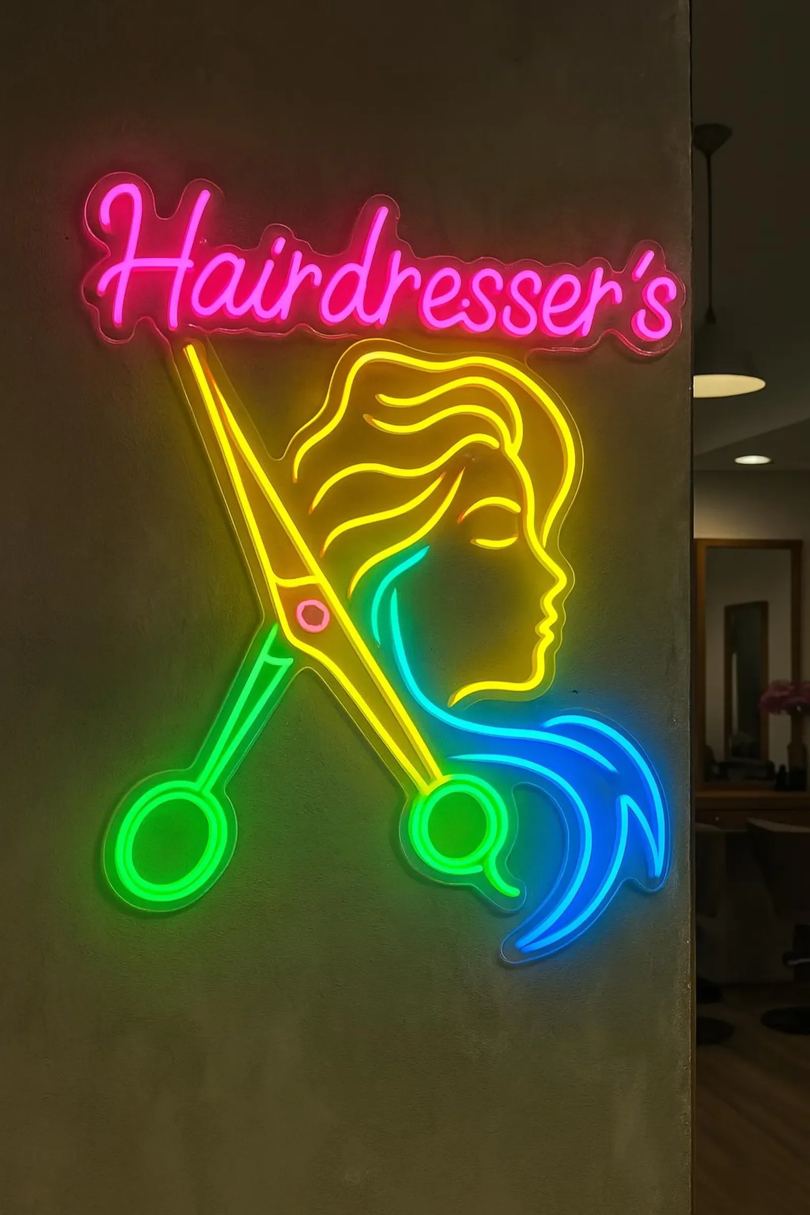 

Beauty and Personal Care Neon Sign, Beauty Salon Neon Sign, Hair Salon LED Decor, Barbershop Neon Decor, Spa LED Sign,Business