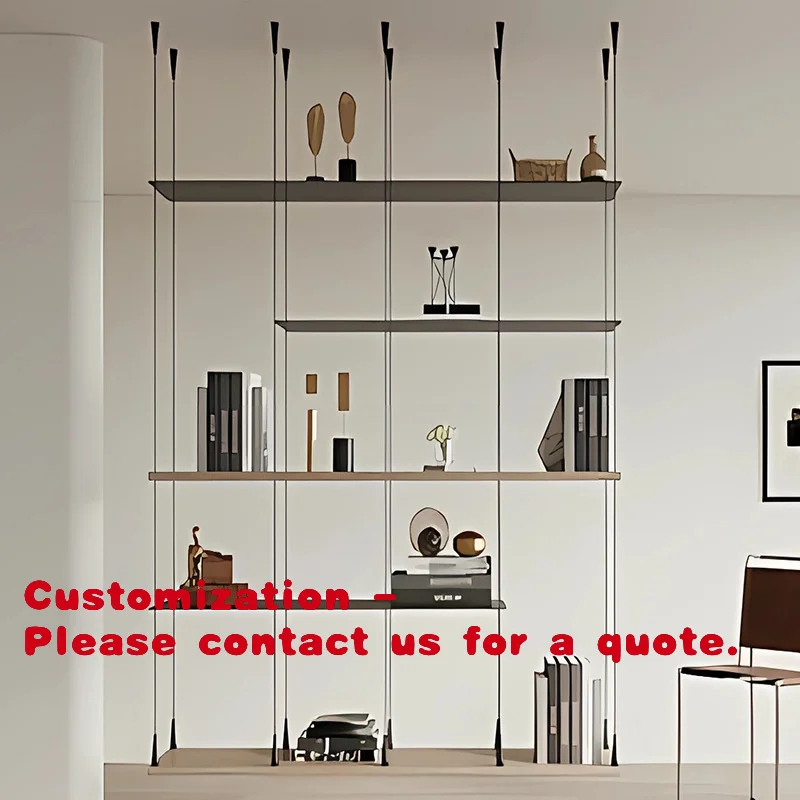 

Customize.Metal Layer Board Storage Rack Minimalist Bookshelf Multi-layer Organizer Display Rack Home Stainless Steel Acrylic Di