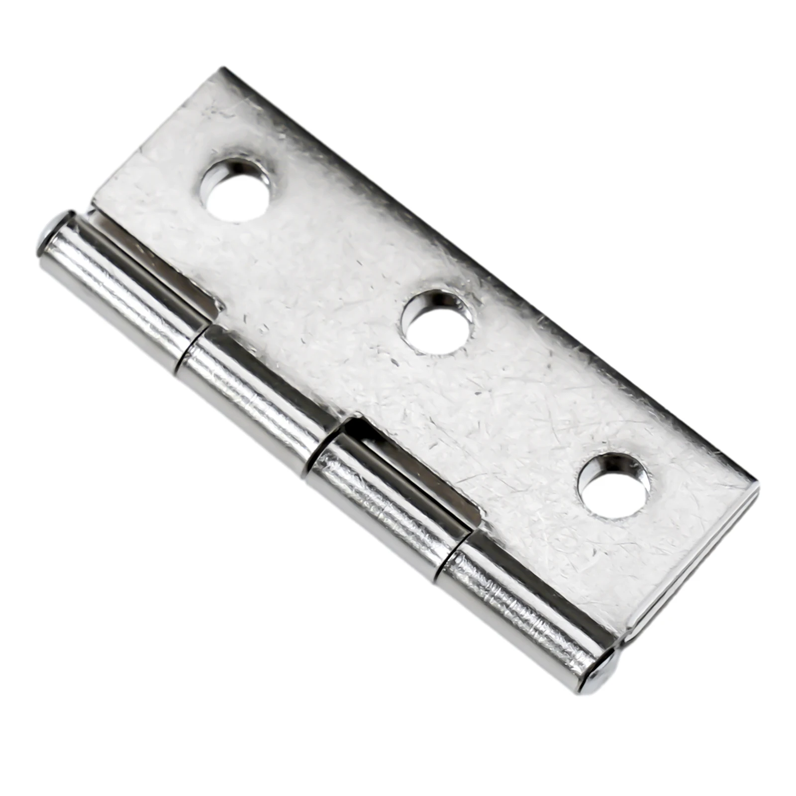 10pcs Stainless Steel Hinges Door Connector Furniture Bookcase Window Cabinet Door Flat Hinge 3 Hole 2 Inch Home Hardware