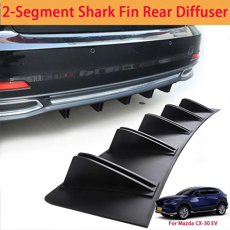 For Mazda CX-30 EV Shark Fin Rear Diffuser Split Chassis Spoiler Auto Aerodynamic Parts Aerodynamic Modification