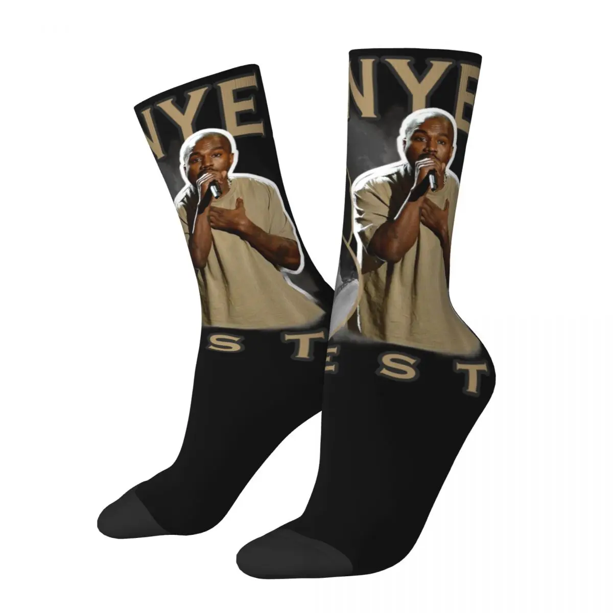 Kanye West Socks Men's Women's Casual Socks Harajuku Spring Summer Autumn Winter Middle Tube Socks Gift