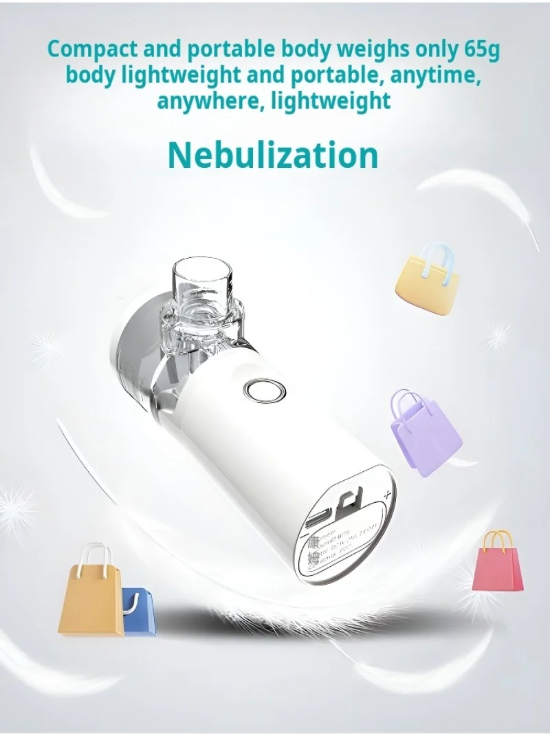 Portable micro-net nebulizer home medical grade children adult oral respiratory rhinitis handheld medical nebulizer