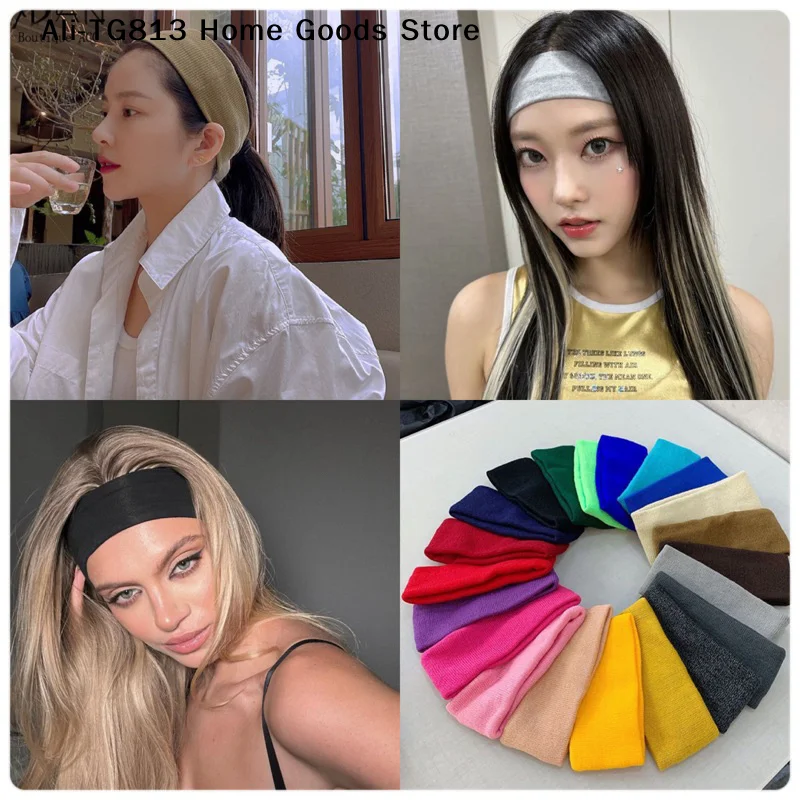 

[TG813]Sport Yoga Headbands, Fashion Soft Elastic Cotton Sweatband Yoga Stretchy Headband