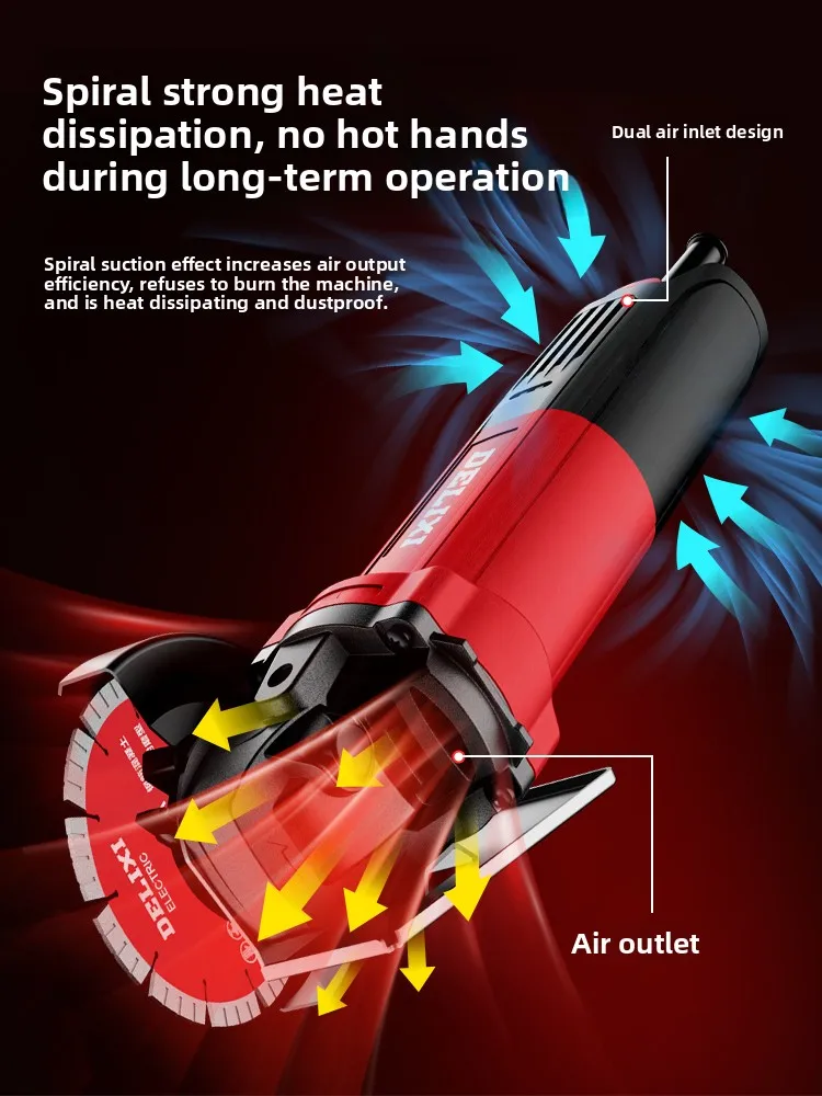 เครื่องเจียรไฟฟ้าอเนกประสงค์ เครื่องตัดอเนกประสงค์ เครื่องเจียรกำลังสูง สำหรับใช้ในครัวเรือน