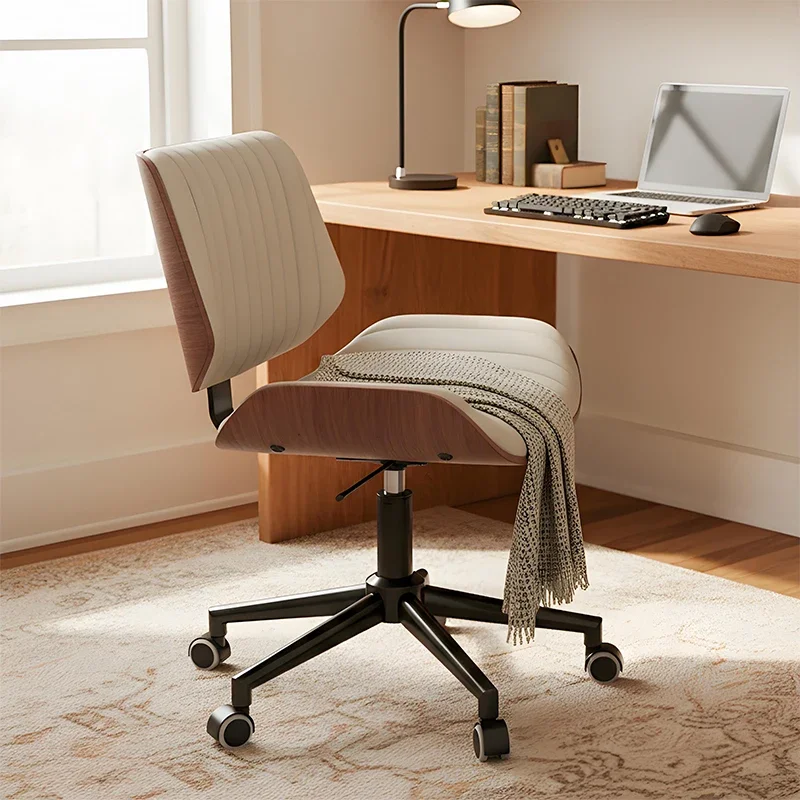 Office chair for home use, study solid wood computer chair, simple and comfortable conference chair