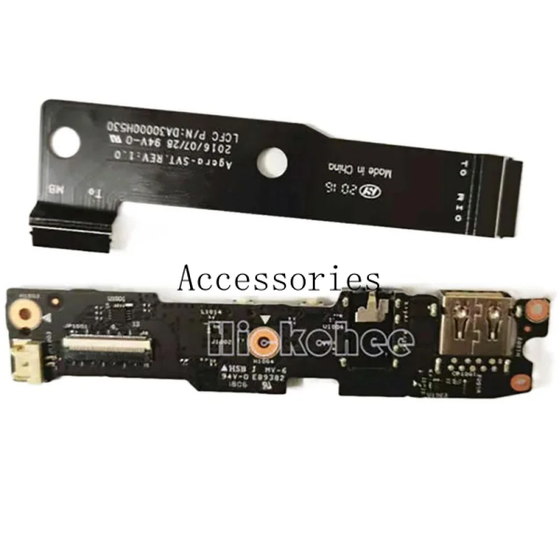 

NEW USB BOARD Audio board with cable For Lenovo YOGA 910-13IKB CYG50 NS-A902 DA30000H530 Power Button Connector