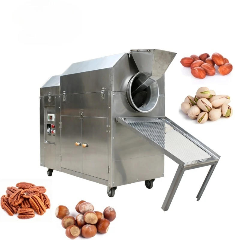 2026 OEM Hot Sale Automatic Small Commercial Sunflower Seeds Cashew Nut Peanut Roasting Machine Small Roasting Machine