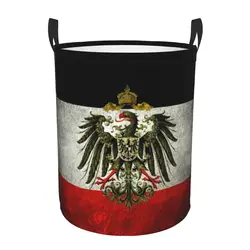 German Empire Flag Germany Laundry Basket Foldable Toy Clothes Hamper Storage Bin for Kids Nursery