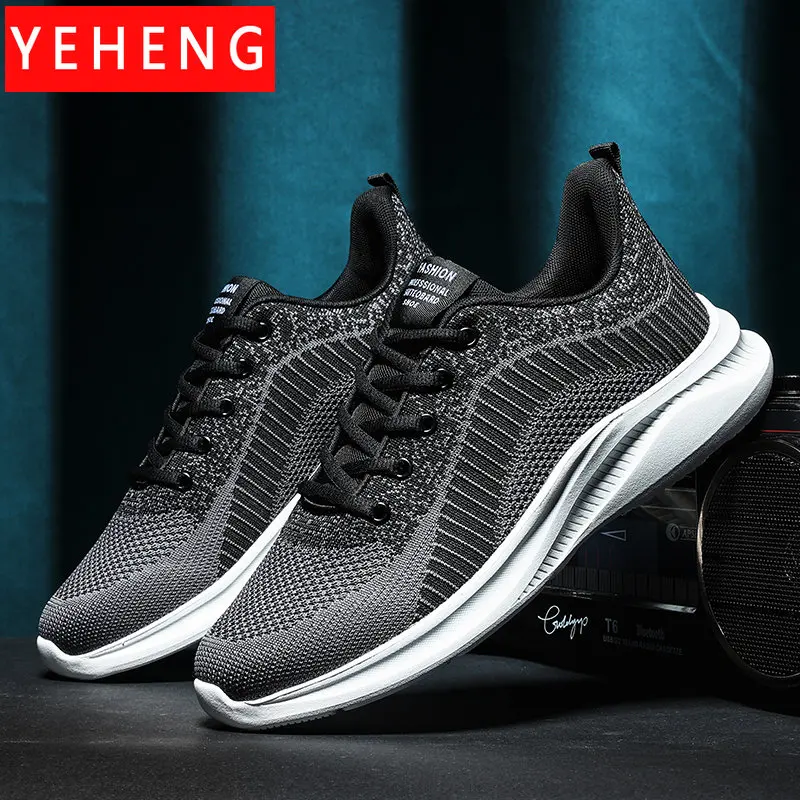 

2023 Professional Running Shoes For Men Lightweight Mens Designer Mesh fashion Sneakers Lace-Up Male Outdoor Sports Tennis Shoes