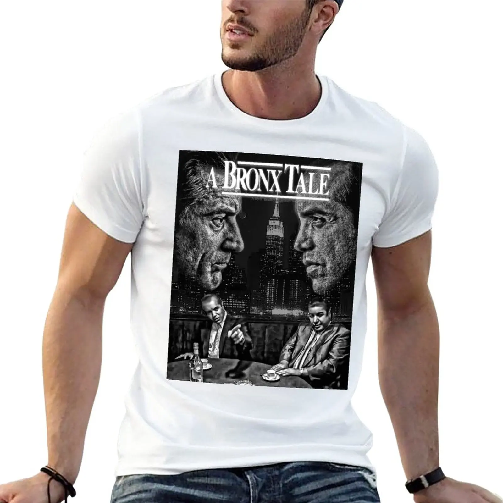 New A Bronx Tale- HD Art T-Shirt Short t-shirt vintage clothes mens t shirt