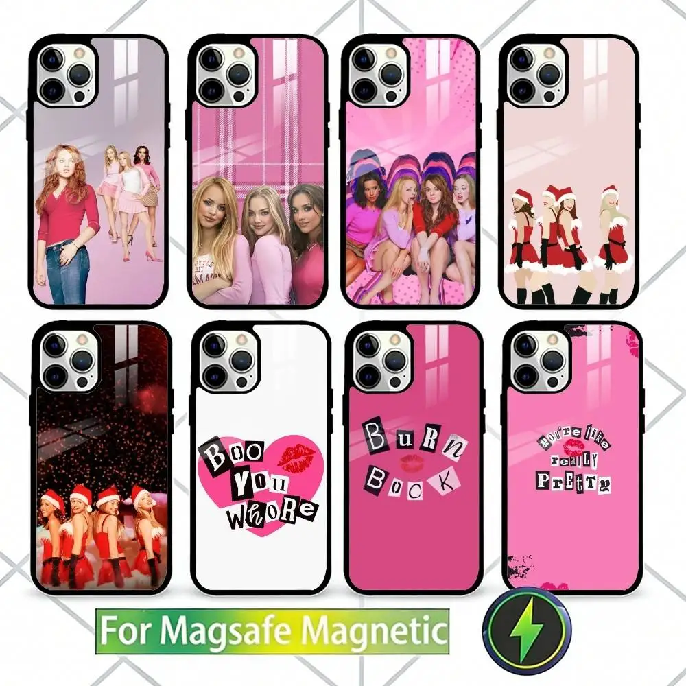 

Movie M-Mean G-Girls Phone Case For iPhone17,16,15,14,13 Plus,Pro Max Magnetic For Magsafe Wireless Charging