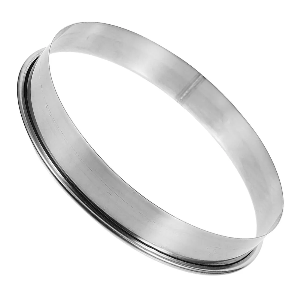 

Stainless Steel Pizza Saucing Ring Round Food Shaping Tool for Uniform Topping Distribution Baking Plating Pastry Chef Kitchen