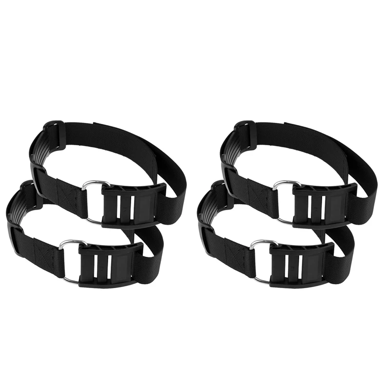 

4Pcs Scuba Diving Tank Band Cam Strap Dive Air Cylinder Straps Bcd Buckle Dive Cylinder Tank Band