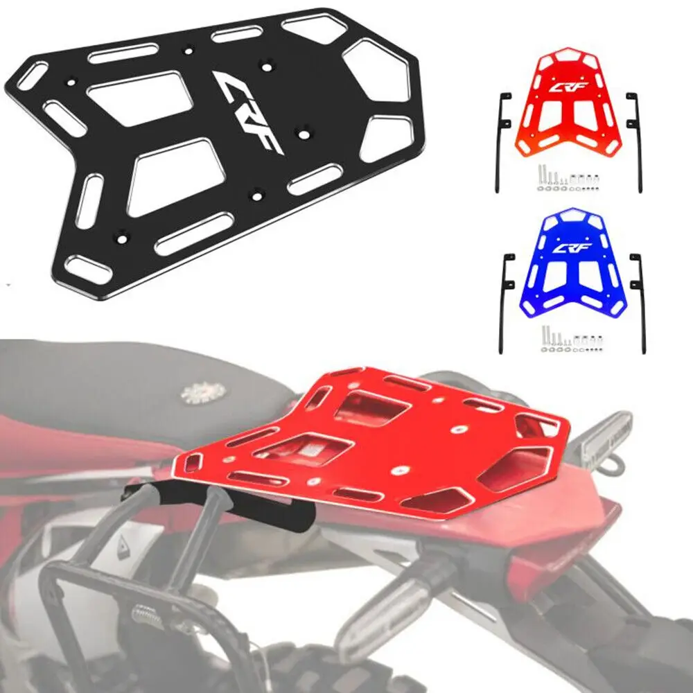 

For HONDA CRF450L CRF450RL CRF 450L 450RL 2019 2020 2021 2022 Rear Seat Tail Top Rack Luggage Cargo Holder Parts Accessories