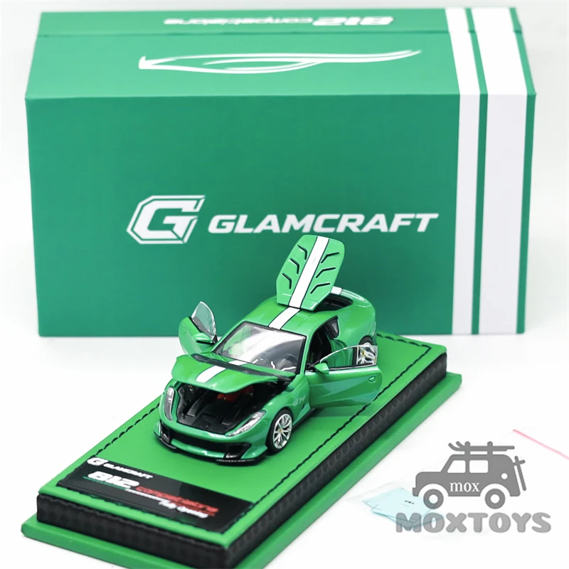 GLAMCRAFT 1:64 812C Metallic green limited1000 Diecast Model Car