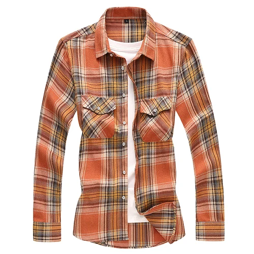 8083 Orange plaid