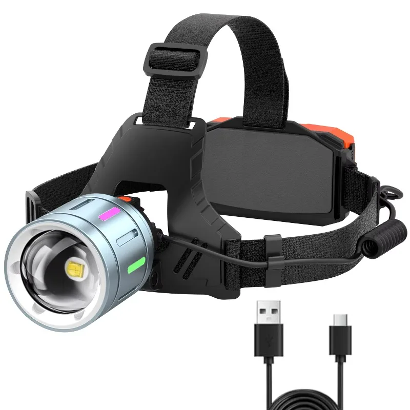 

2025 new ultra-bright 3000 lumen scalable headlamp flash