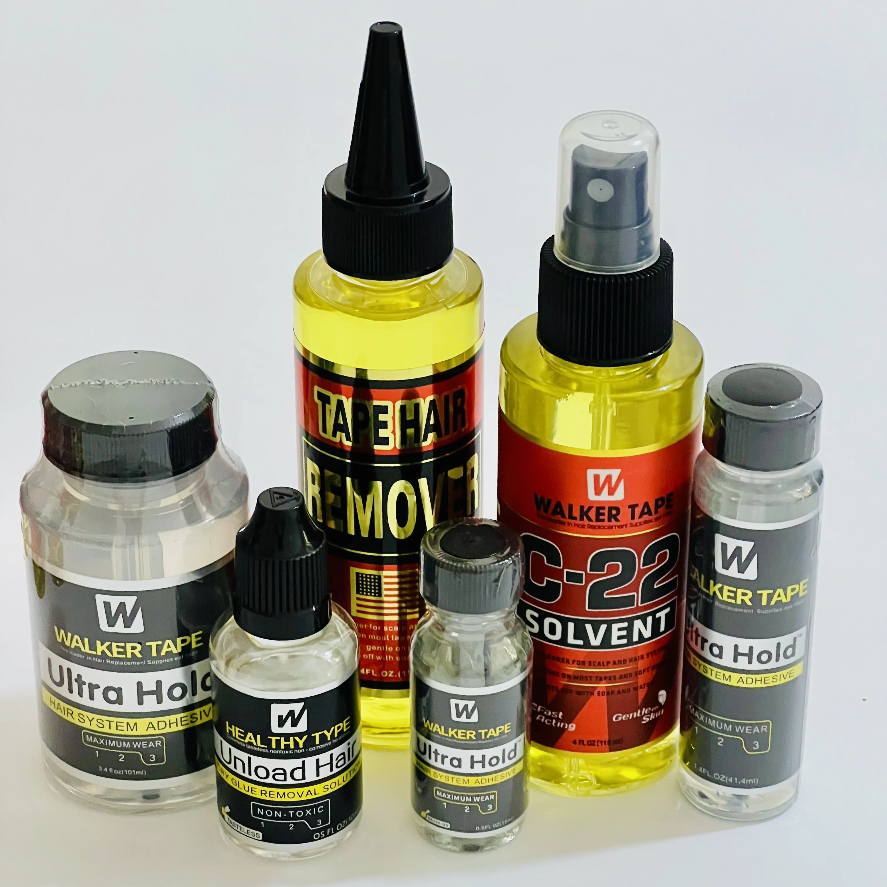 

Wholesale C-22/bottle Solvent Spray Remover for Lace Wigs Toupee Adhesive Removers Wig Glue Remover for Tape Hair Extensions