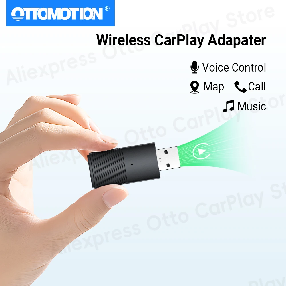 Ottomotion Wireless CarPlay Adapter for Volkswagen Golf Amarok Caddy California Caravelle GTI Jetta 2016 to 2024 Car Accessories