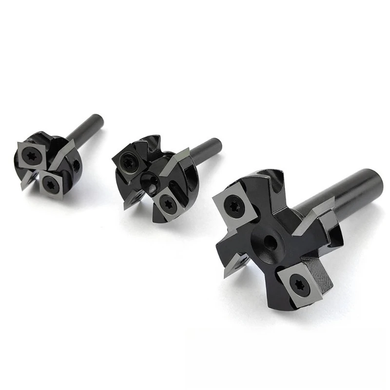 

CMT 6pc T Type Groove Cutter Shank Drill Grinder Clamp-on Double-edge Four-flute Spiral Tool for Slotting CNC Engraving