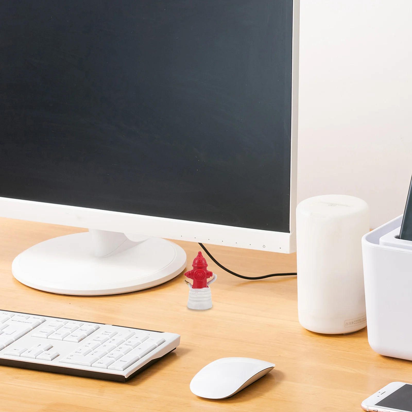 

Mini Garden Fire Hydrant Statue Resin Craft Small Fire Hydrant Decor Sand Table Adornment Micro Landscape Garden Decor