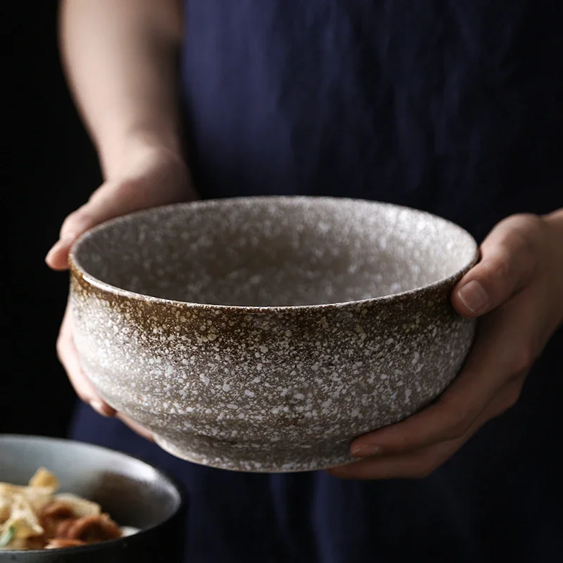 ramen bowl Large household ceramic bowl noodle soup