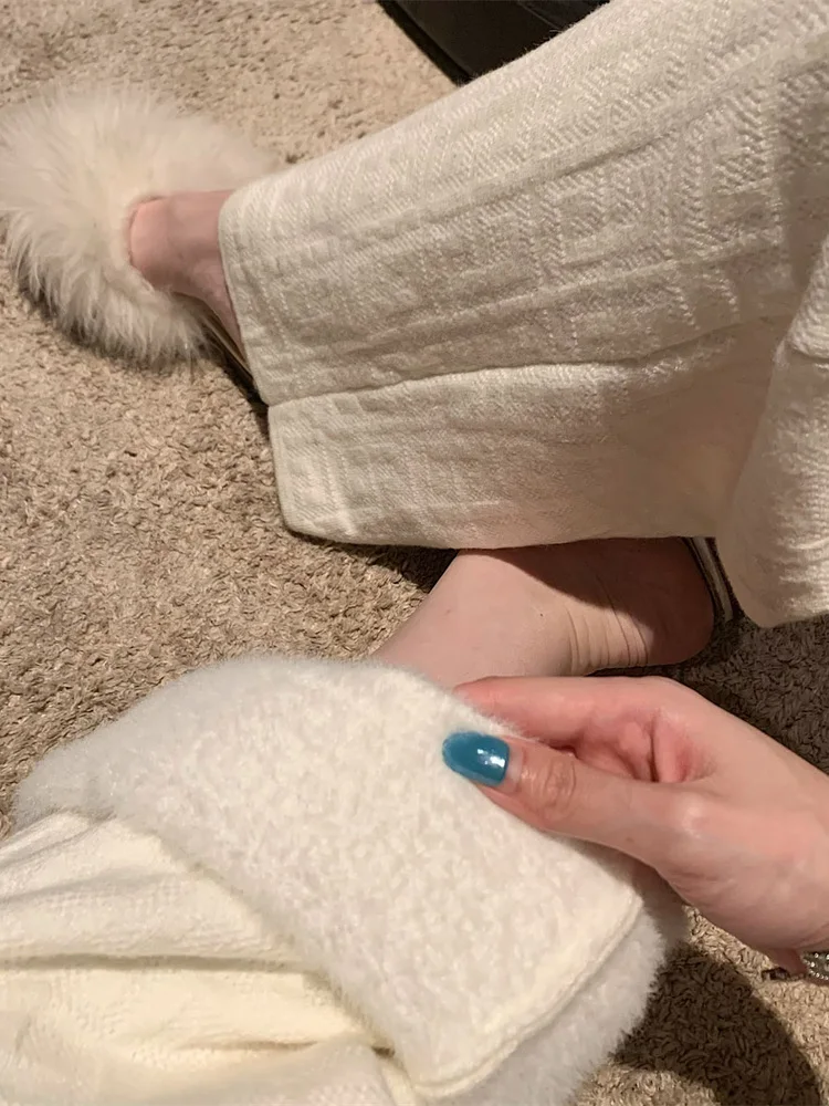 

Upade Version 30 Women's Fce Lined Velvet Pants High Waist Elastic Waisand Casual Straight Leg Warm Autumn Winter New ...