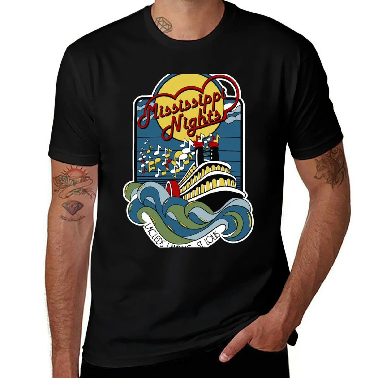 

Mississippi Nights T-Shirt summer shirt anime cute tops aesthetic clothes mens t shirt