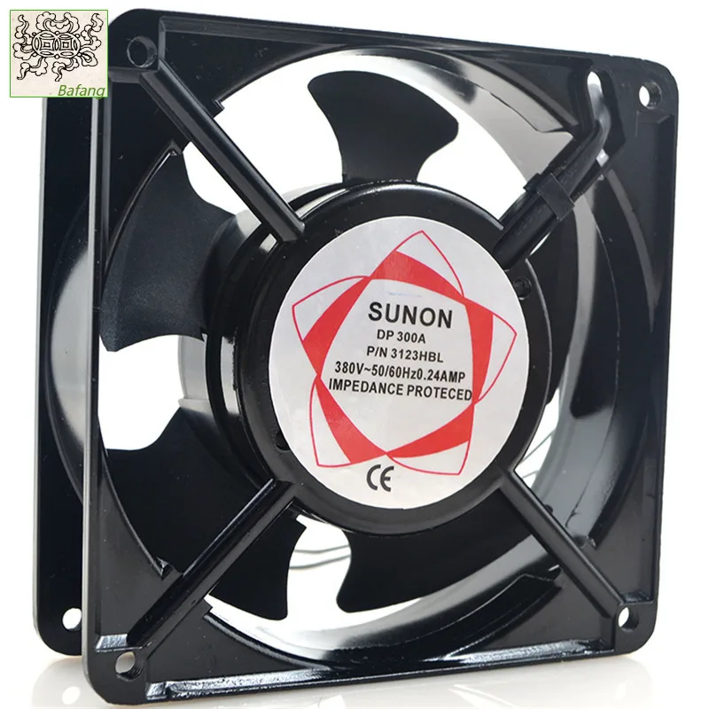 

Ltsf For Sunon DP300A P/N 3123HBL 380V 50/60Hz 0.24A 22W 3100RPM 12cm 12038 120x120x38mm Ventilador De Refrigeración Con Doble